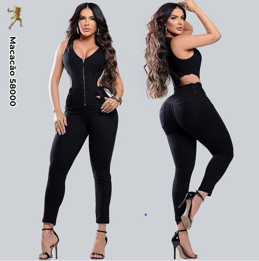 RHERO Women’s Rhinestone Jumpsuit-Elegant Luxury party Outfit